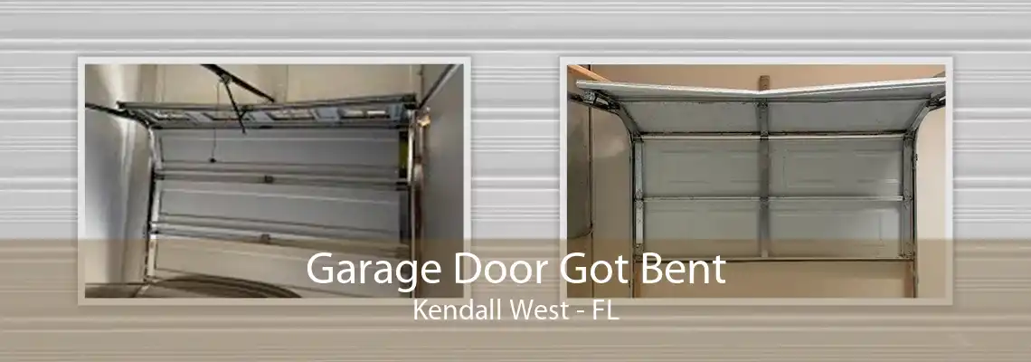 Garage Door Got Bent Kendall West - FL