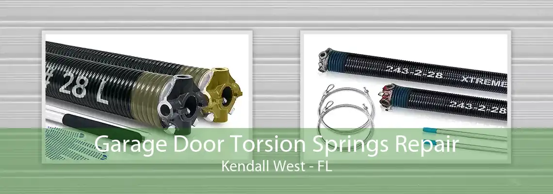 Garage Door Torsion Springs Repair Kendall West - FL