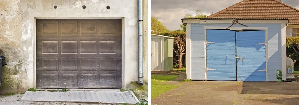 Rotten Steel Garage Door Repair in Kendall West, Florida