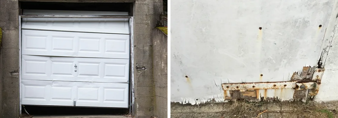 Rotten Commercial Garage Door Repair in Kendall West, FL