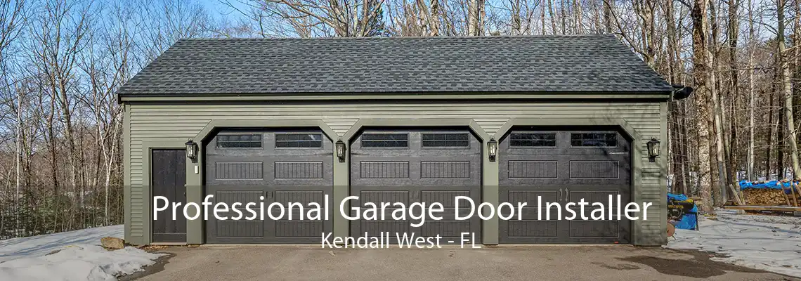 Professional Garage Door Installer Kendall West - FL